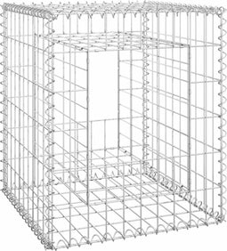 vidaXL - Schanskorf - paal - 50x50x60 - cm - ijzer