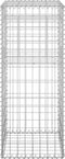 vidaXL - Schanskorf - palen - 2 - st - 40x40x100 - cm - ijzer