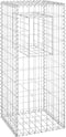 vidaXL - Schanskorf - palen - 2 - st - 40x40x100 - cm - ijzer