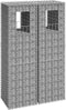 vidaXL - Schanskorf - palen - 2 - st - 40x40x140 - cm - ijzer