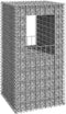 vidaXL - Schanskorf - palen - 2 - st - 40x40x140 - cm - ijzer