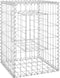 vidaXL - Schanskorf - palen - 2 - st - 40x40x60 - cm - ijzer