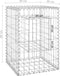 vidaXL - Schanskorf - palen - 2 - st - 40x40x60 - cm - ijzer