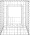 vidaXL - Schanskorf - palen - 2 - st - 50x50x100 - cm - ijzer