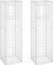 vidaXL - Schanskorf - palen - 2 - st - 50x50x100 - cm - ijzer