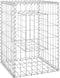 vidaXL - Schanskorf - palen - 2 - st - 50x50x100 - cm - ijzer