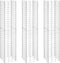 vidaXL - Schanskorf - plantenbakken - 3 - st - verhoogd - 30x30x150 - cm - ijzer