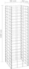vidaXL - Schanskorf - plantenbakken - 3 - st - verhoogd - 30x30x150 - cm - ijzer
