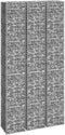 vidaXL - Schanskorf - plantenbakken - 3 - st - verhoogd - 30x30x150 - cm - ijzer