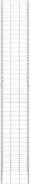 vidaXL - Schanskorf - plantenbakken - 3 - st - verhoogd - 30x30x200 - cm - ijzer