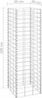 vidaXL - Schanskorf - plantenbakken - 4 - st - 30x30x50/100/150/200 - cm - ijzer