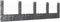 vidaXL - Schanskorf - U-vormig - met - 2 - palen - 140x20x150 - cm - ijzer