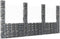 vidaXL - Schanskorf - U-vormig - met - 4 - palen - 380x20x100 - cm - ijzer