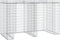 vidaXL - Schanskorf - voor - vuilnisbak - 110x91x120 - cm - gegalvaniseerd - ijzer