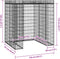 vidaXL - Schanskorf - voor - vuilnisbak - 110x91x120 - cm - gegalvaniseerd - ijzer