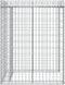 vidaXL - Schanskorf - voor - vuilnisbak - 110x91x120 - cm - gegalvaniseerd - ijzer