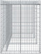vidaXL - Schanskorf - voor - vuilnisbak - 270x91x120 - cm - gegalvaniseerd - ijzer