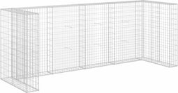 vidaXL - Schanskorfmuur - containers - 320x100x120 - cm - gegalvaniseerd - staal