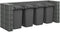 vidaXL - Schanskorfmuur - containers - 320x100x120 - cm - gegalvaniseerd - staal