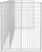 vidaXL - Schanskorfmuur - containers - 320x100x120 - cm - gegalvaniseerd - staal