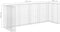 vidaXL - Schanskorfmuur - containers - 320x100x120 - cm - gegalvaniseerd - staal