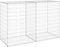 vidaXL - Schanskorfmuur - met - deksels - 150x60x100 - cm - gegalvaniseerd - staal