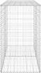 vidaXL - Schanskorfmuur - met - deksels - 150x60x100 - cm - gegalvaniseerd - staal