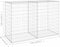 vidaXL - Schanskorfmuur - met - deksels - 150x60x100 - cm - gegalvaniseerd - staal