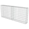 vidaXL - Schanskorfmuur - met - deksels - 200x20x85 - cm - gegalvaniseerd - staal