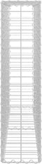 vidaXL - Schanskorfmuur - met - deksels - 200x20x85 - cm - gegalvaniseerd - staal