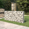vidaXL - Schanskorfmuur - met - deksels - 200x20x85 - cm - gegalvaniseerd - staal