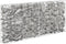 vidaXL - Schanskorfmuur - met - deksels - 200x20x85 - cm - gegalvaniseerd - staal