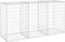 vidaXL - Schanskorfmuur - met - deksels - 200x60x100 - cm - gegalvaniseerd - staal