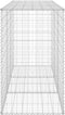 vidaXL - Schanskorfmuur - met - deksels - 200x60x100 - cm - gegalvaniseerd - staal