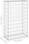 vidaXL - Schanskorfmuur - met - deksels - 300x30x200 - cm - gegalvaniseerd - staal