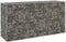 vidaXL - Schanskorfmuur - met - deksels - 300x30x50 - cm - gegalvaniseerd - staal