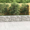 vidaXL - Schanskorfmuur - met - deksels - 300x50x50 - cm - gegalvaniseerd - staal