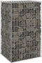 vidaXL - Schanskorfmuur - met - deksels - 60x30x100 - cm - gegalvaniseerd - staal