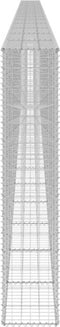 vidaXL - Schanskorfmuur - met - deksels - 900x30x150 - cm - gegalvaniseerd - staal