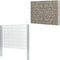 vidaXL - Schanskorfpaal - 200 - cm - gegalvaniseerd - staal - zilverkleurig