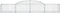 vidaXL - Schanskorven - 10 - st - gewelfd - 300x50x40/60 - cm - gegalvaniseerd - ijzer