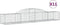 vidaXL - Schanskorven - 11 - st - gewelfd - 300x50x40/60 - cm - gegalvaniseerd - ijzer