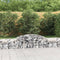 vidaXL - Schanskorven - 11 - st - gewelfd - 300x50x40/60 - cm - gegalvaniseerd - ijzer