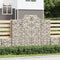 vidaXL - Schanskorven - 12 - st - gewelfd - 200x30x160/180 - cm - ijzer