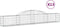 vidaXL - Schanskorven - 13 - st - gewelfd - 300x30x40/60 - cm - gegalvaniseerd - ijzer