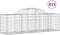 vidaXL - Schanskorven - 15 - st - gewelfd - 200x50x60/80 - cm - gegalvaniseerd - ijzer