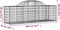 vidaXL - Schanskorven - 15 - st - gewelfd - 200x50x60/80 - cm - gegalvaniseerd - ijzer