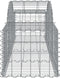 vidaXL - Schanskorven - 18 - st - gewelfd - 200x50x40/60 - cm - gegalvaniseerd - ijzer