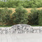 vidaXL - Schanskorven - 2 - st - gewelfd - 300x30x40/60 - cm - gegalvaniseerd - ijzer