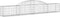 vidaXL - Schanskorven - 2 - st - gewelfd - 300x30x40/60 - cm - gegalvaniseerd - ijzer